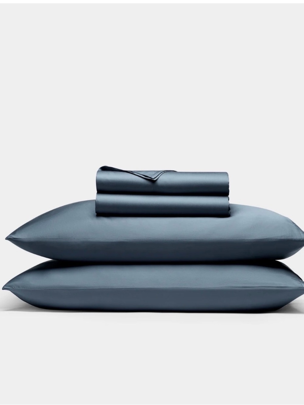 Cozy Earth Bamboo Sheet Set in Pacific Blue Queen Size